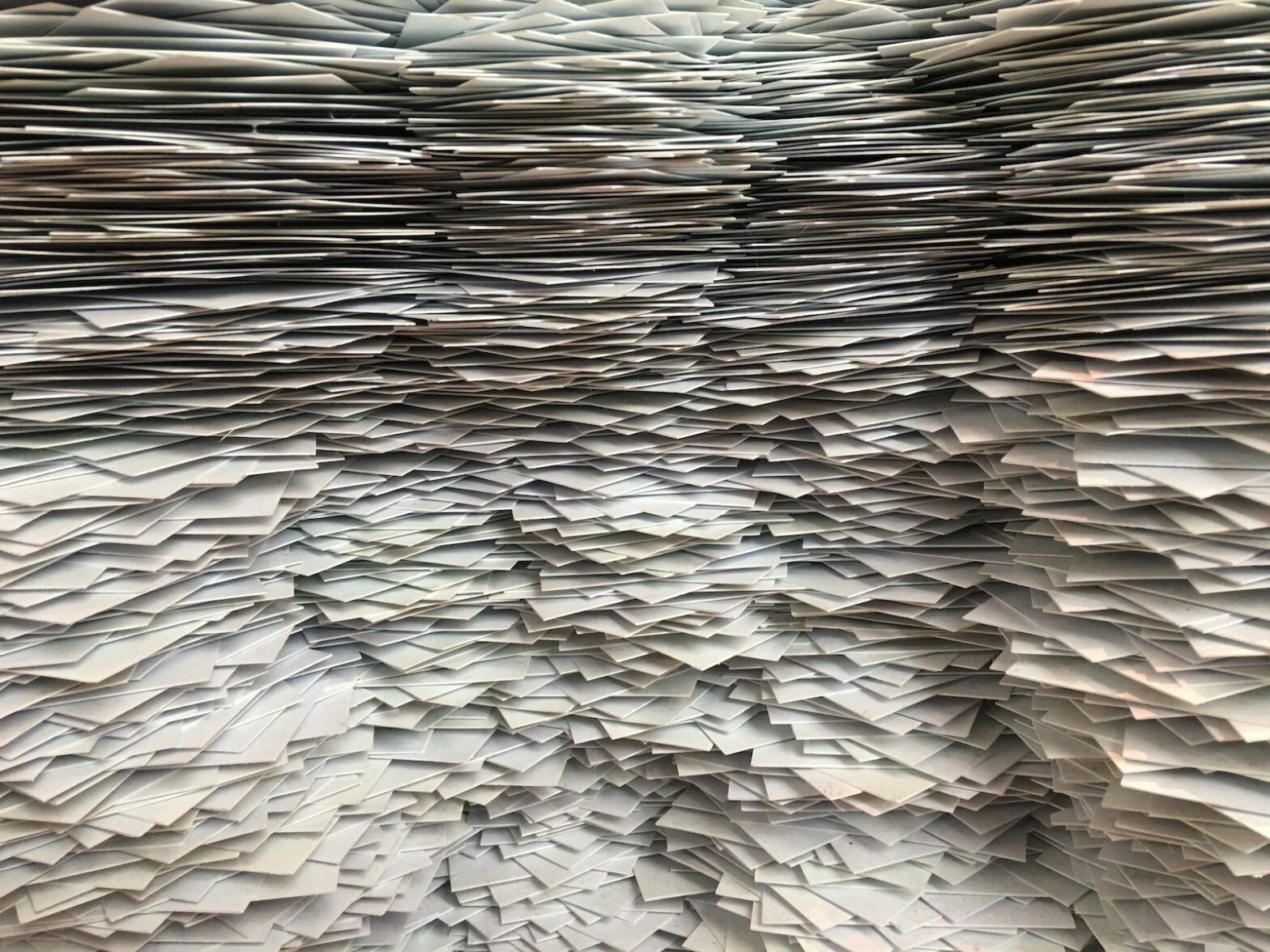 endless stacks of paper
